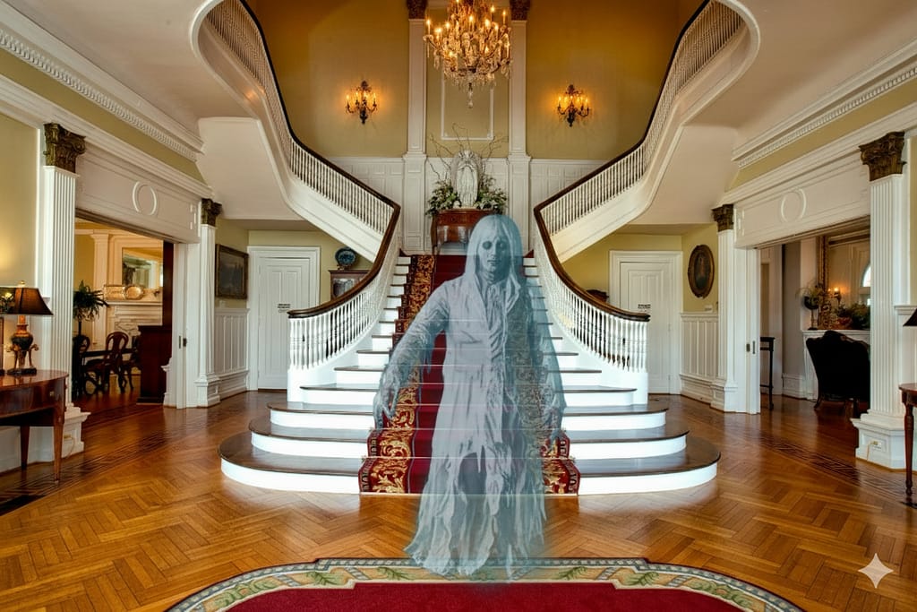 8 of America's Most Haunted Hotels: Spine-Chilling Stays and Mind Blowing Experiences gemini generated image 655qjc655qjc655q